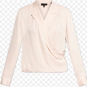Express Blush Pink Cropped Wrap Blazer – Size M